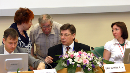 Д.м.н. С.А. Борзенок - председатель президиума Всероссийской научной конференции молодых ученых 